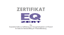 Logo EQZert - PDF Download Zertifikat