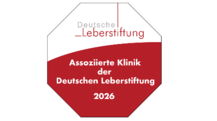 Logo Assoziierte Klinik der Deutschen Leberstiftung - Link zu Website