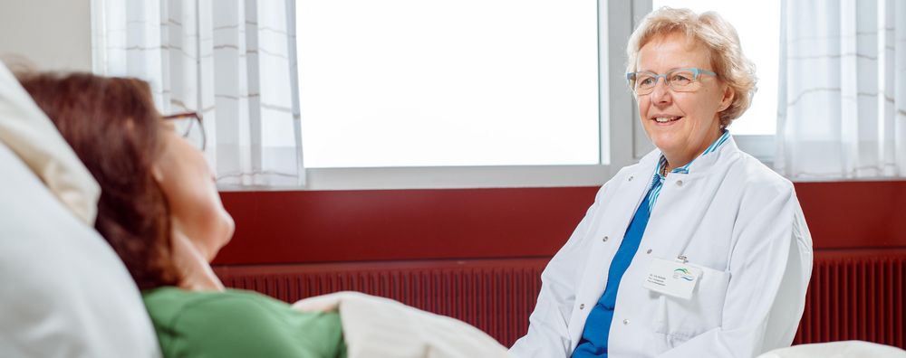 Patientin und Mitarbeiterin