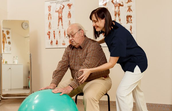 Therapeutin und Patient