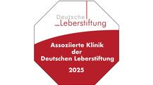 Logo Assoziierte Klinik der Deutschen Leberstiftung - Link zu Website