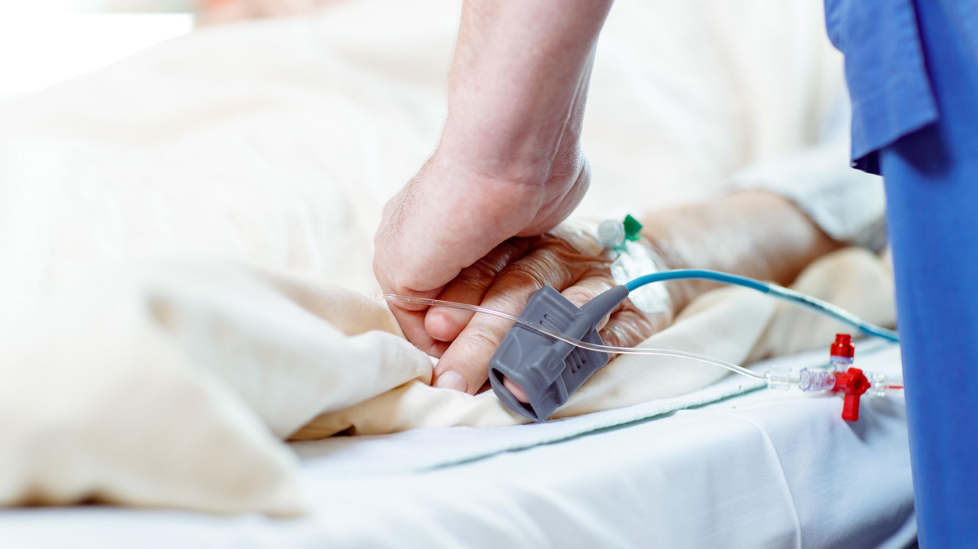 Patient auf der Intensivstation